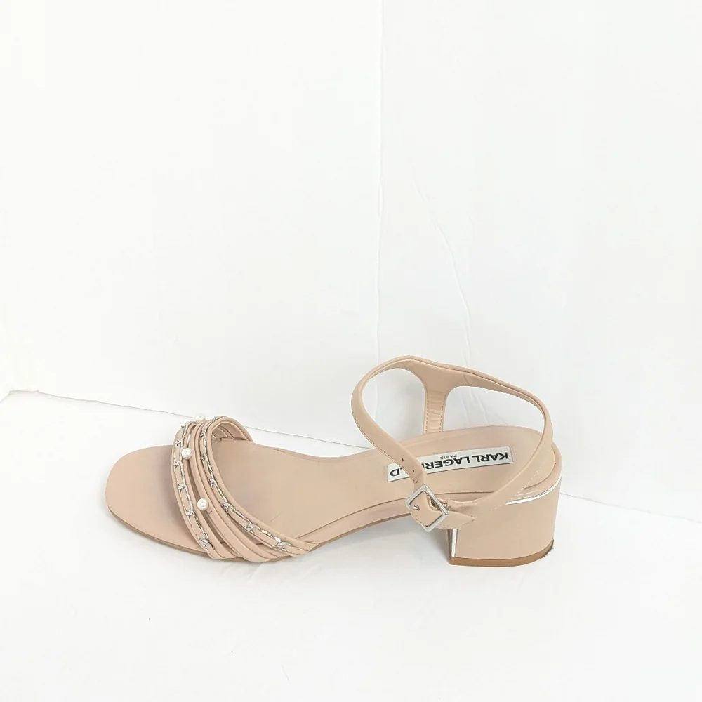 Karl Lagerfeld leather Tori sandals - Picture 8 of 16